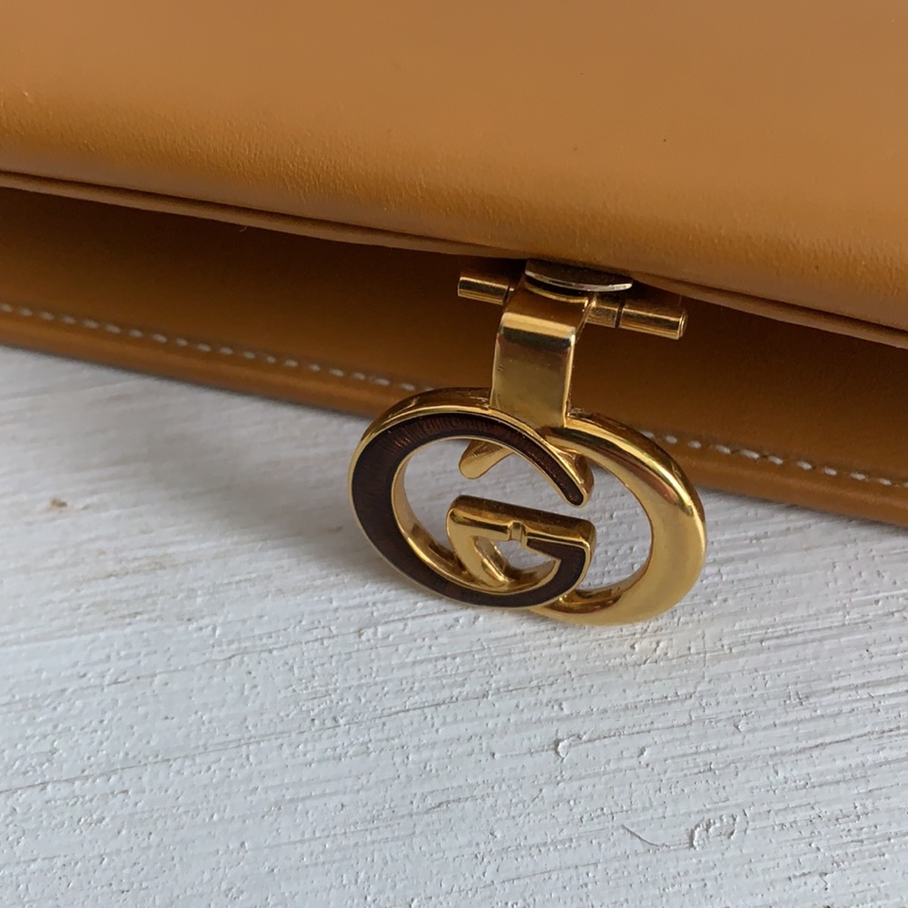 Gucci Vintage Continental Clutch Wallet Cream - Picture 8 of 12